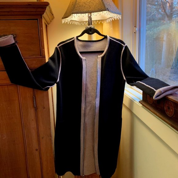 Réversible Jersey sweater 3/4, Black&Grey, Size M/L, Branded. - Picture 13 of 13